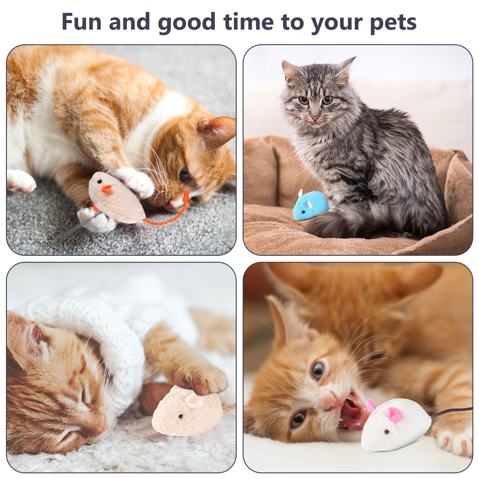 sixwipe 30 Pcs Silvervine Sticks for Cats, 8 Pcs Skitter Critters Cat Toy Catnip Mice, Natural Catnip Sticks Chew Sticks, Teeth Molar Chew Toys for Cat Kitten Kitty