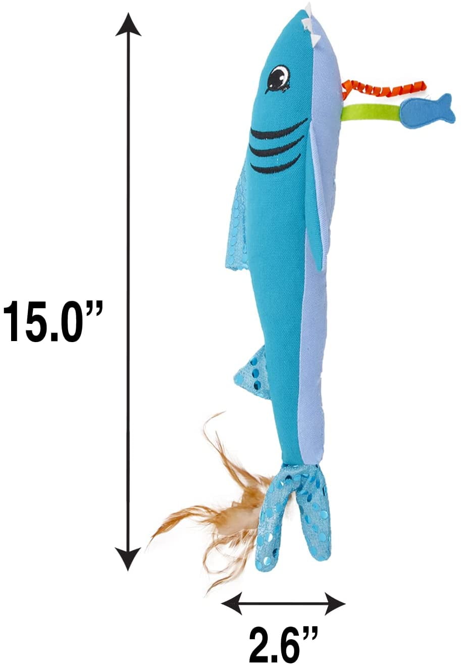 Hartz Cattraction Animal Pal Kicker Cat Toy with Silver Vine and Catnip, Animal Will Vary