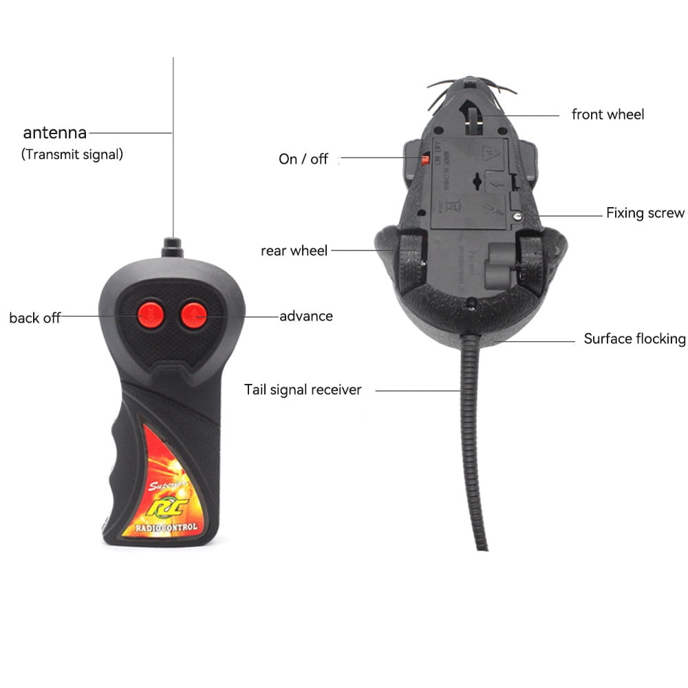 Carkira Cat Toy Wireless Remote Control Fun Mouse Machine Interactive Pet Cat