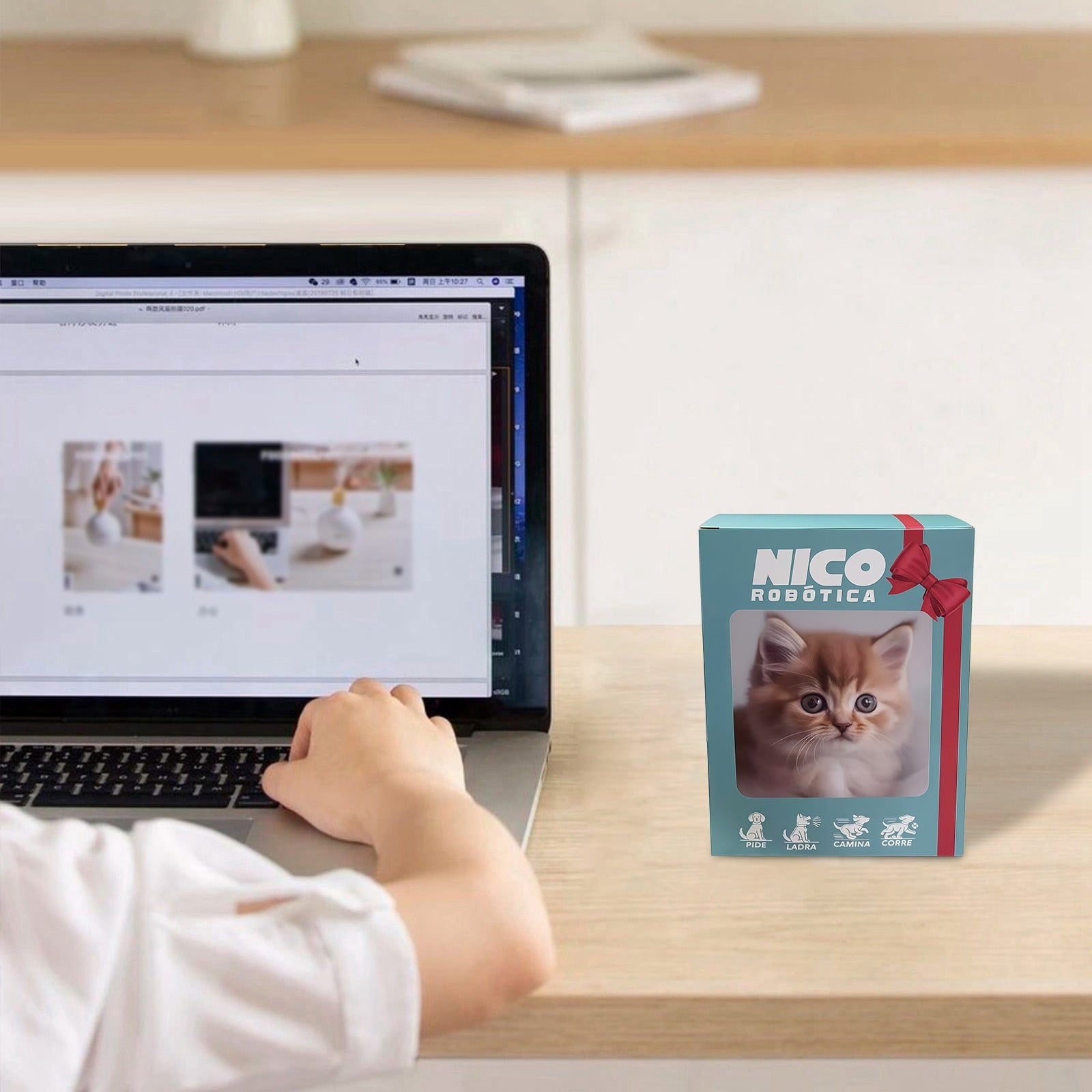 2025 New Realistic Robot Cat My Realistic Robot Cat That Acts Like A Real Cat AI Robotic Cat Walking Barking Tail Wagging