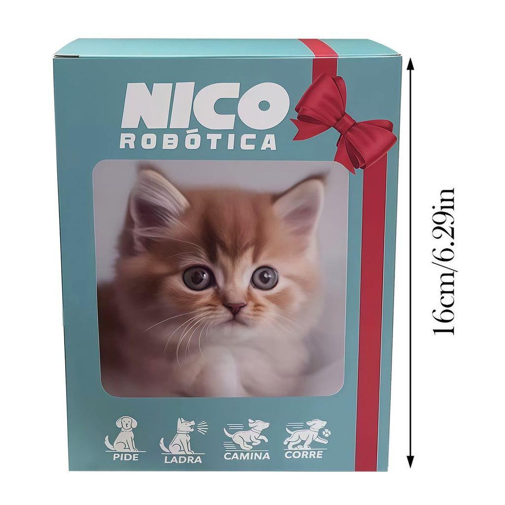 2025 New Realistic Robot Cat My Realistic Robot Cat That Acts Like A Real Cat AI Robotic Cat Walking Barking Tail Wagging