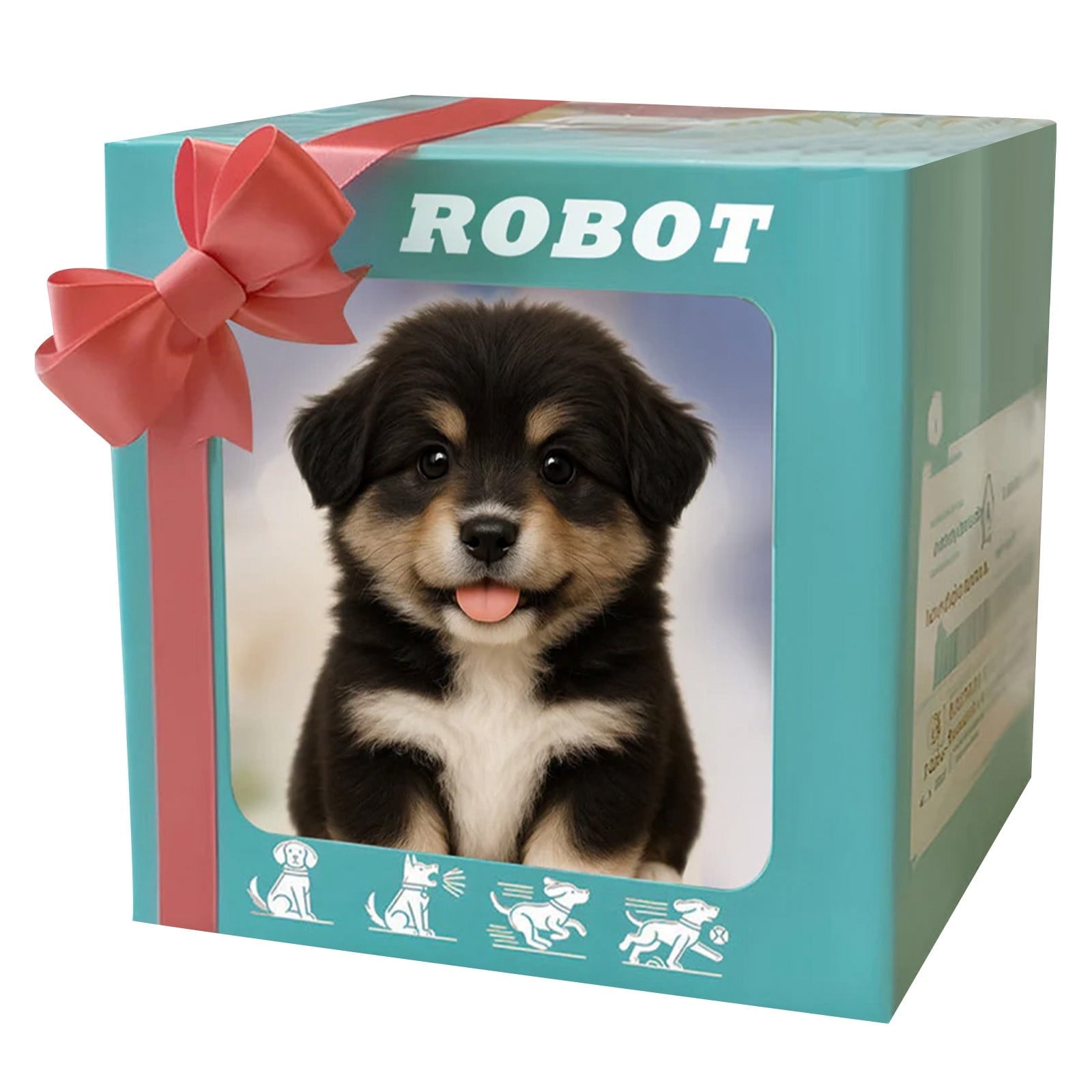 2025 New Realistic Robot Cat My Realistic Robot Cat That Acts Like A Real Cat AI Robotic Cat Walking Barking Tail Wagging