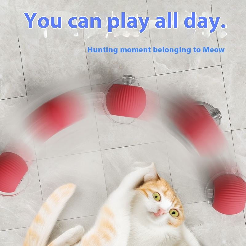 Smart Cat Toy Interactive Smart Ball, Speedy Tail 2.0 Cat Toy
