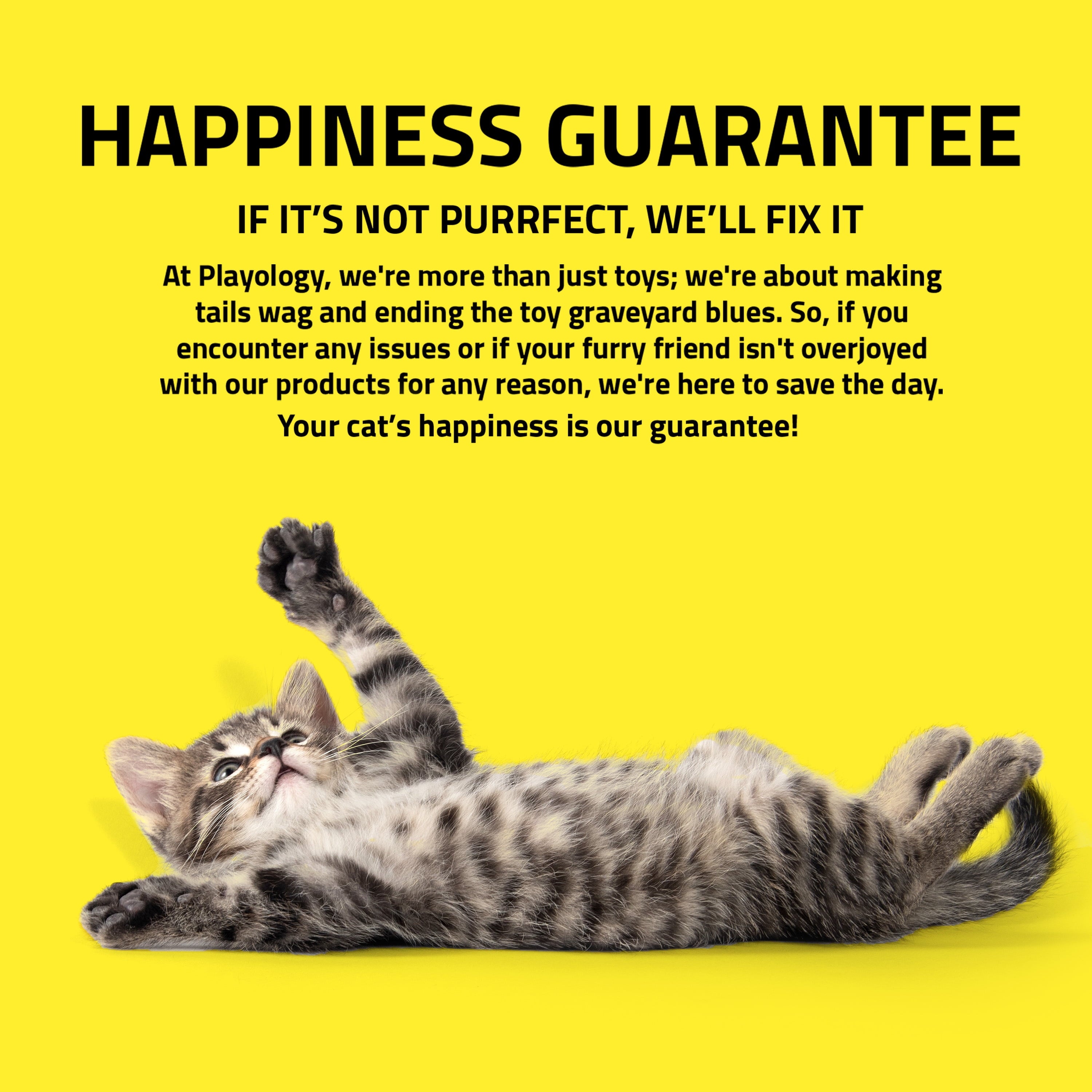 Playology Cat Toys | Catnip Infused Durable Rubber Centipede | Lifelike Toy for Cats