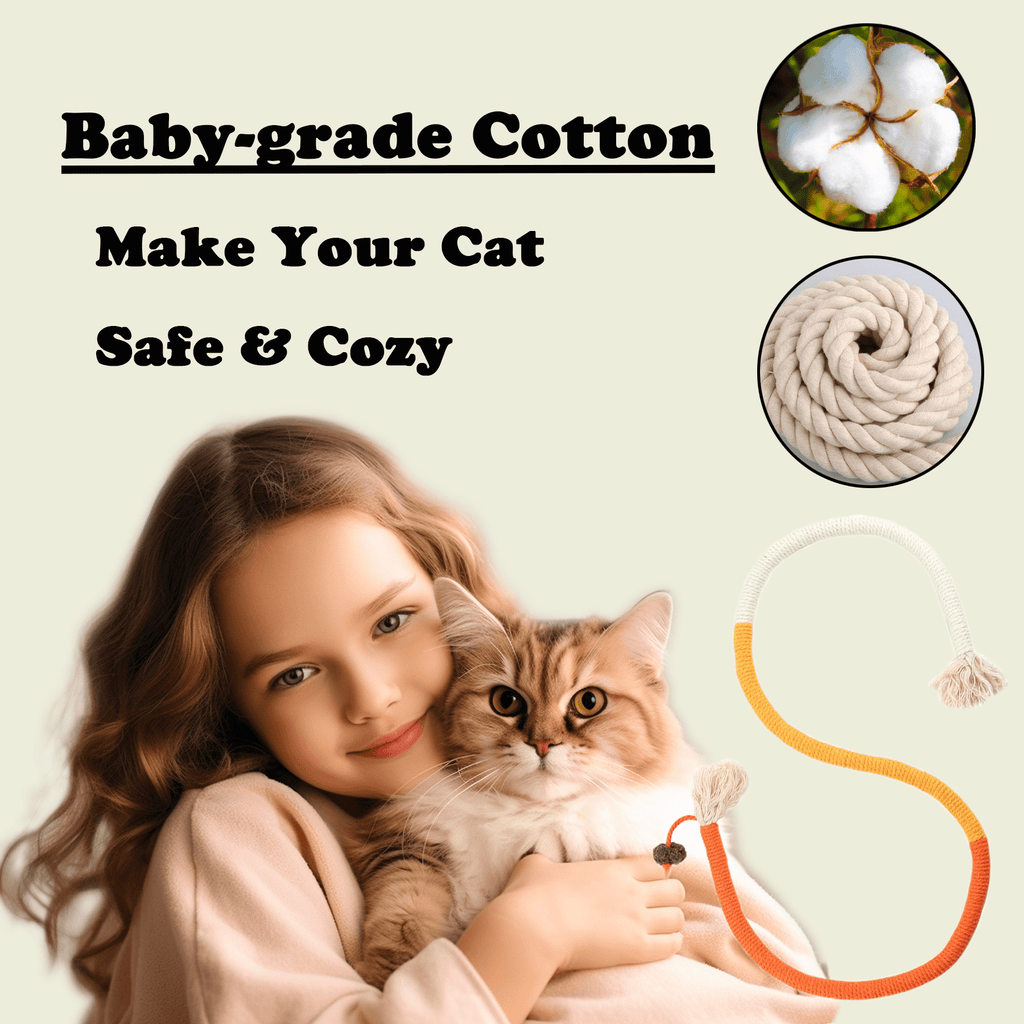 Grembeb Cat Toys 12PCS Catnip Rope for Indoor Kitten Treat Cats Chew Stick for Kicking