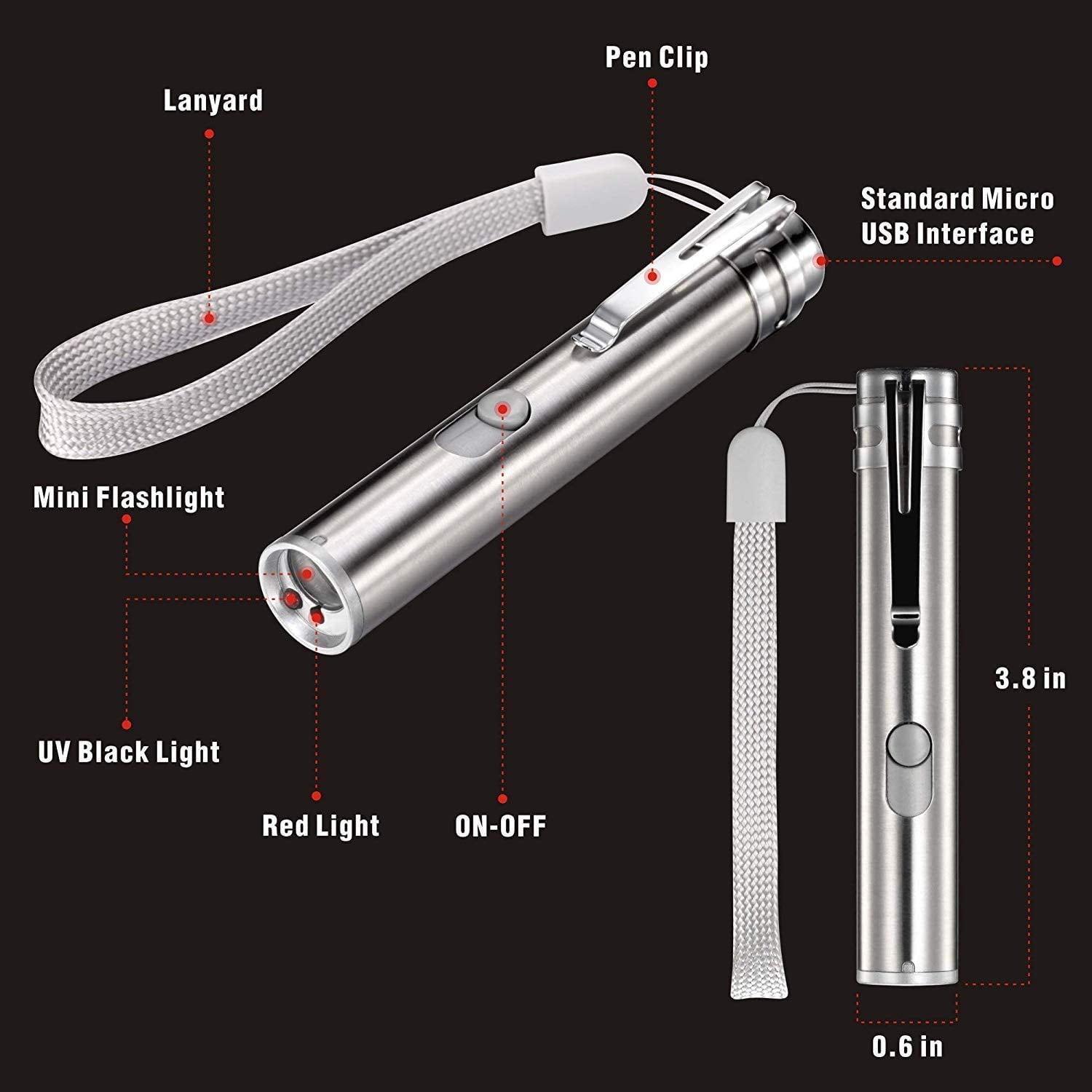 Reactionnx Cats Laser Pointer, Pet Training Tool Interactive Chaser Toy