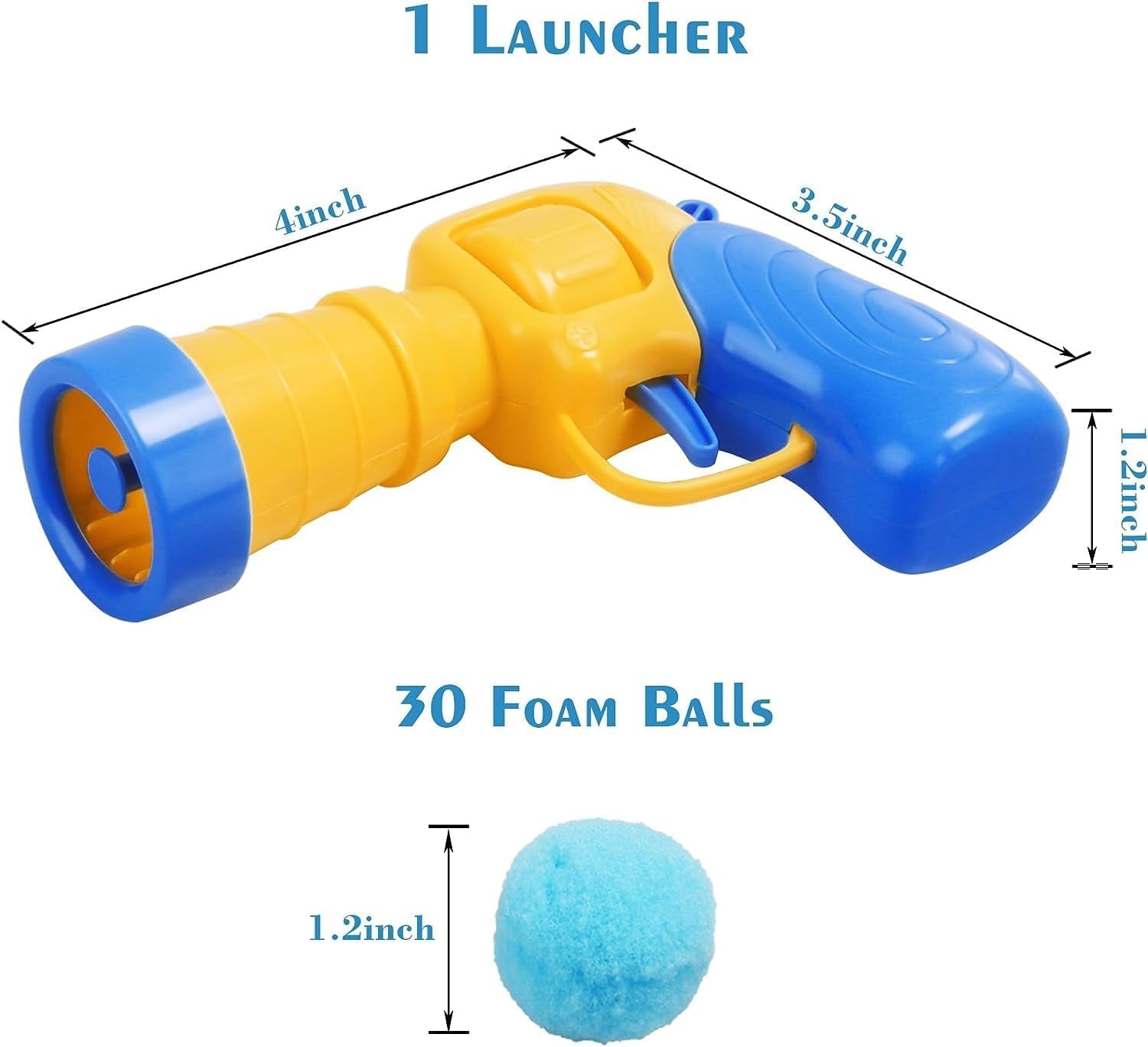 Cat Toys Interactive for Indoor Cats Kitty Toys Cat Toys for Indoor Cats Self Play Cat Ball Toy Pom Pom Balls Plush Ball Launcher for Cats Puff Balls Cat Enrichment Toys 50 Balls