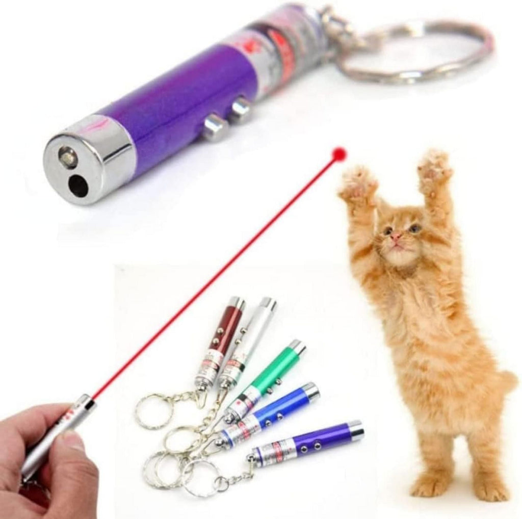 GZYS Cat Laser Pointer Toys, Rechargeable, Interactive Kitten Pet Dog Red Dot Chase Light Toy for Indoor Cats Fun Playing Exercise One Size