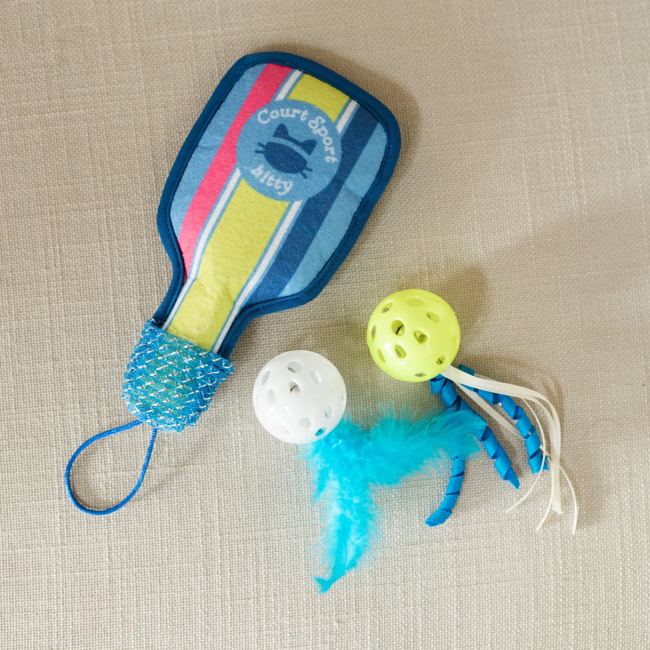 Vibrant Life Pickleball Cat Toys with Catnip, 3 Pack