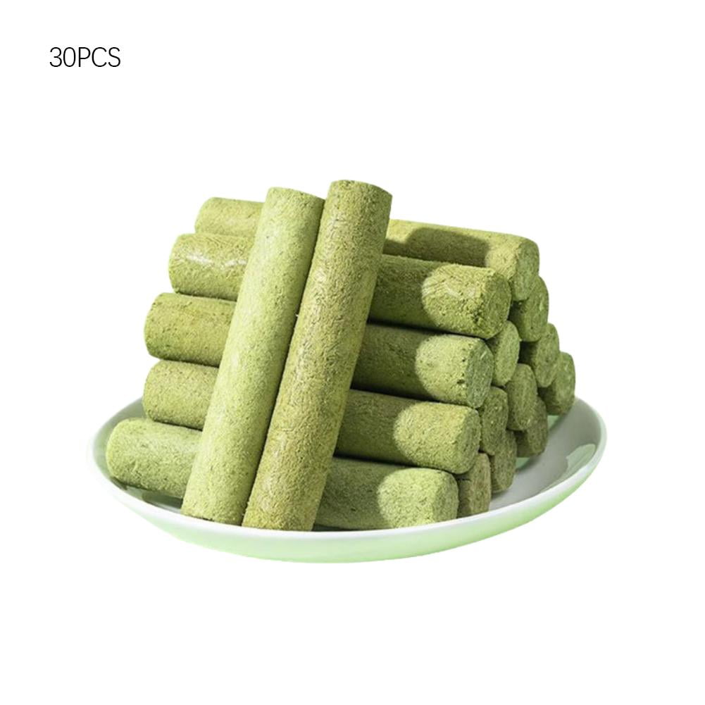CTDWNT 10-100x Cat Grass Sticks Pet Snacks Cat Food for Cats of All Ages Teeth Clean US V0O2