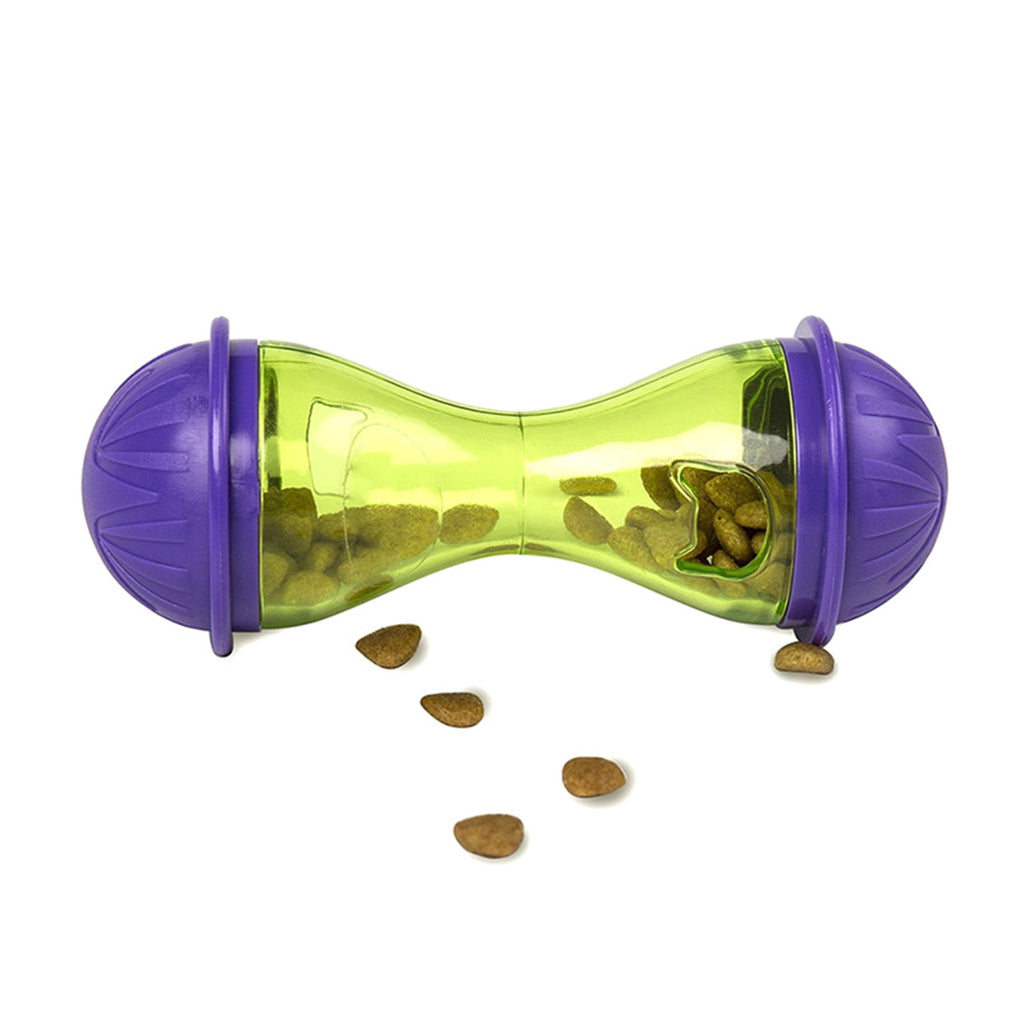 SIEYIO Interactive Puzzle for Cat Feeder Treat Dispenser Slow Feeder with Bells Inside