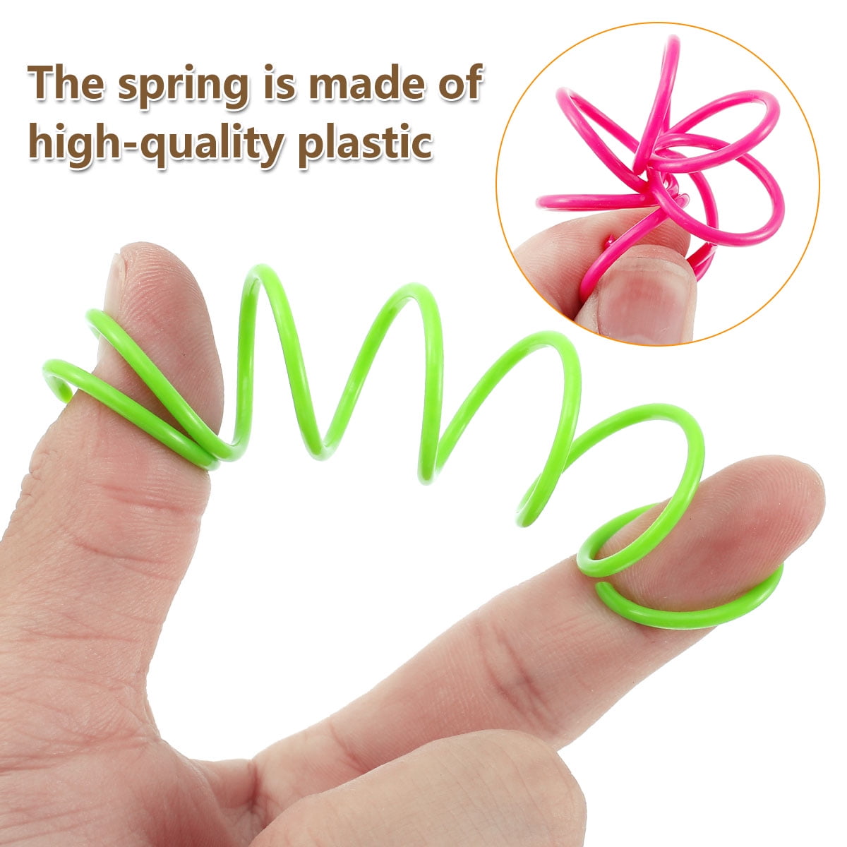 Cat Spring Toys Cat Spring Toys 16pcs Colorful Cat Coil Toy Durable Plastic Spiral Spring Cat Toy Interactive Cat Toy Creative Cat Activity Toy for Cat Bouncing and Training Fun Gift for Cat