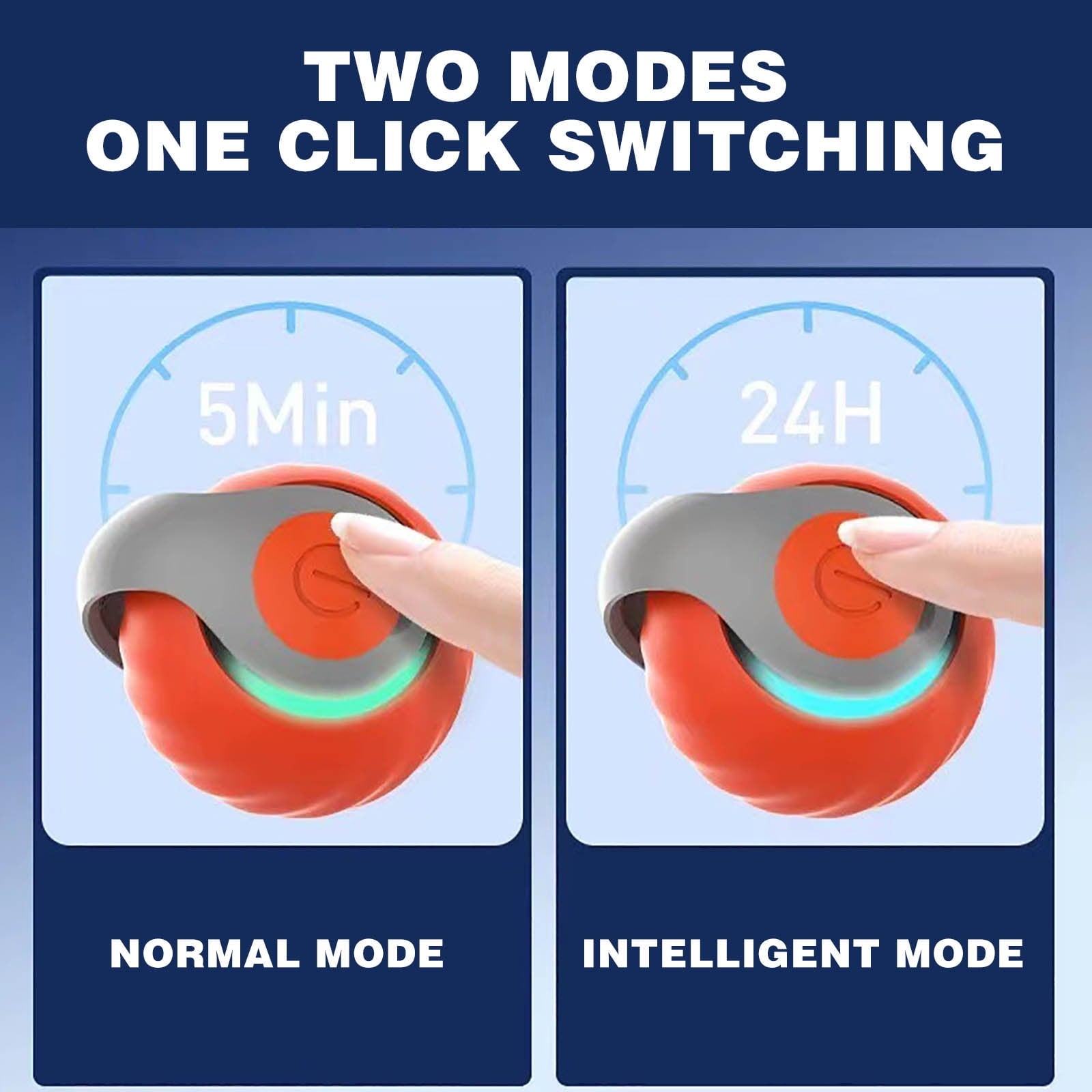 Speedy Tail 2.0, Speedy Tail Cat Toy, Interactive Cat Toy for Indoor Cats, Rechargeable Smart Cat Toys Ball with Tail, Two Speed Adjustment(Orange)