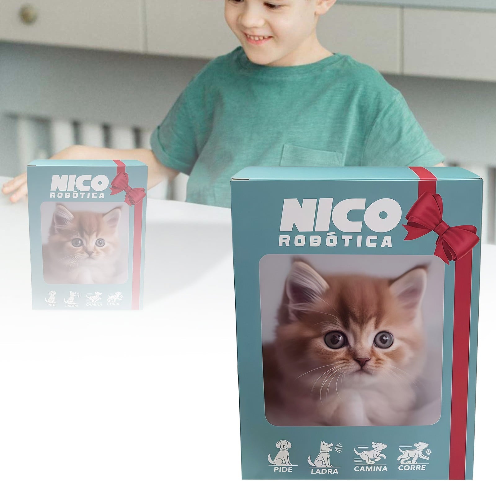 2025 New Realistic Robot Cat My Realistic Robot Cat That Acts Like A Real Cat AI Robotic Cat Walking Barking Tail Wagging