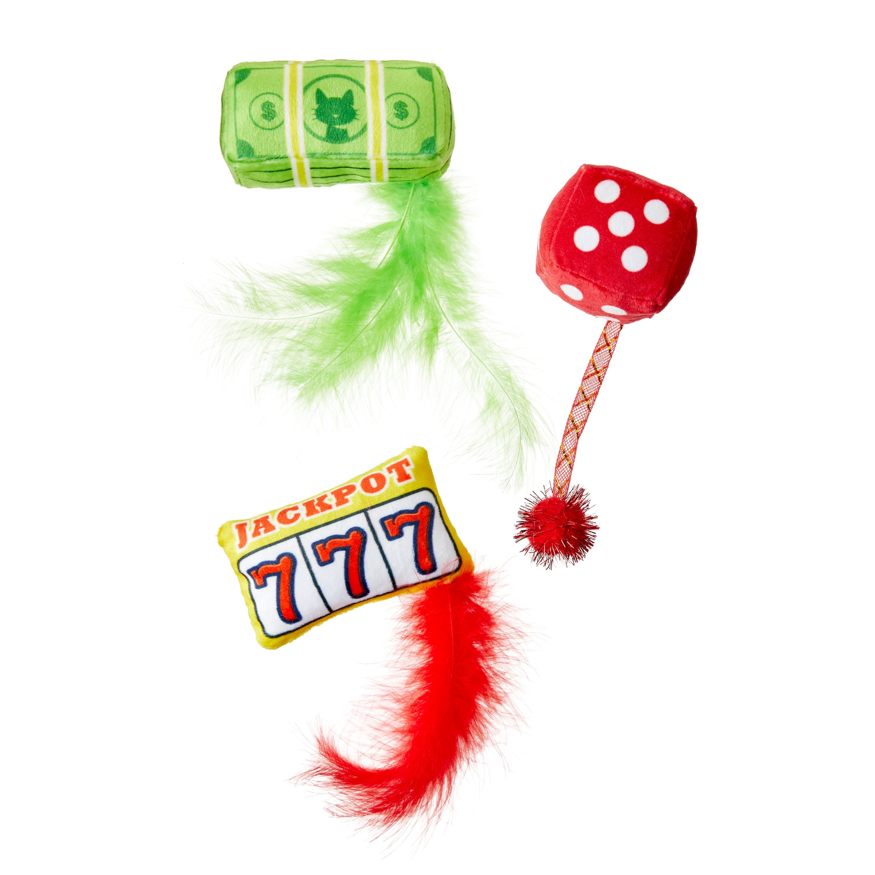 Vibrant Life Vegas Cat Toys with Catnip, 3 Pack