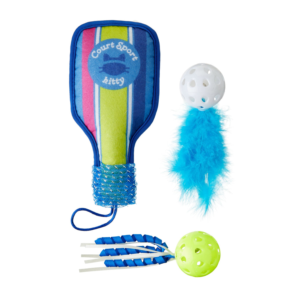 Vibrant Life Pickleball Cat Toys with Catnip, 3 Pack