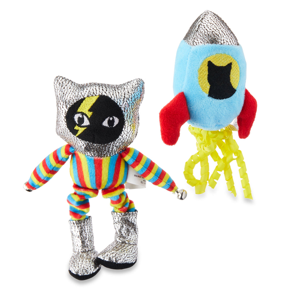 Vibrant Life Cat Toy - Space Cat Toys, 2 Pack with Catnip