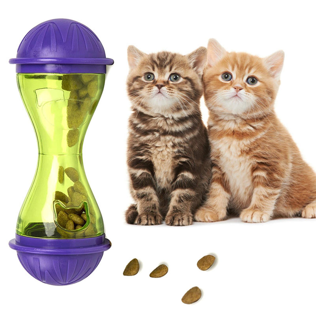 SIEYIO Interactive Puzzle for Cat Feeder Treat Dispenser Slow Feeder with Bells Inside