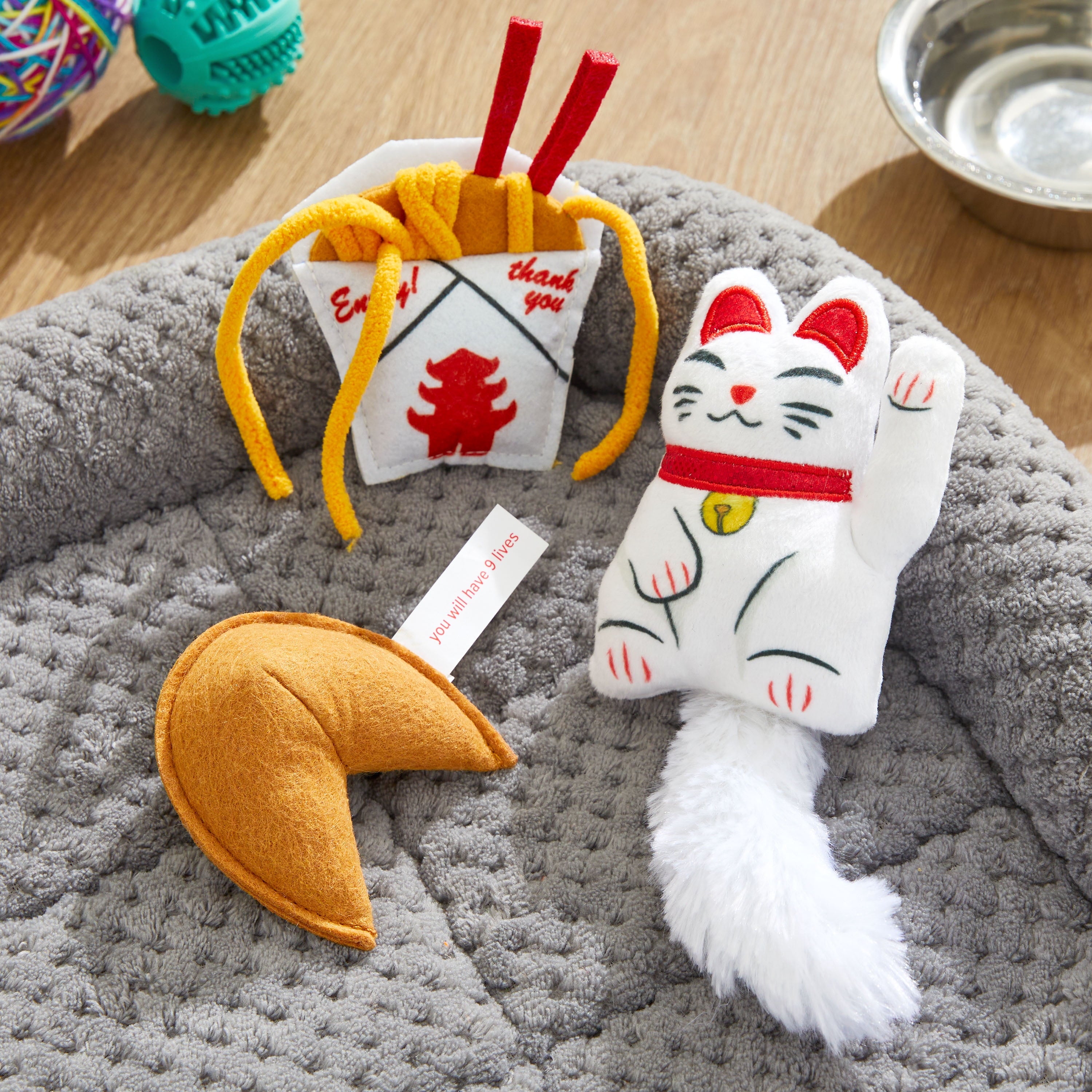 Vibrant Life Lucky Cat Toys with Catnip, 3 Pack