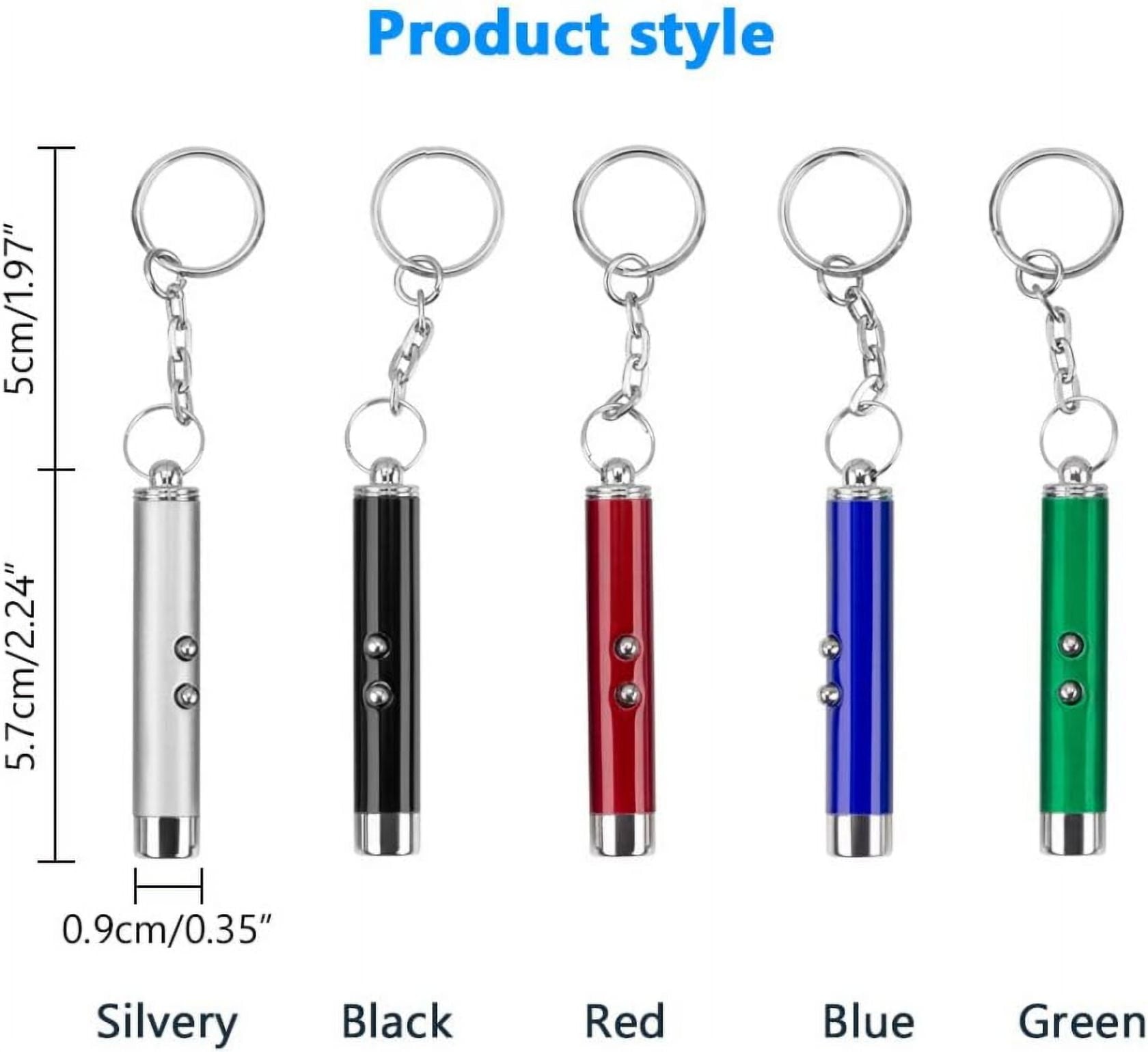 GZYS Cat Laser Pointer Toys, Rechargeable, Interactive Kitten Pet Dog Red Dot Chase Light Toy for Indoor Cats Fun Playing Exercise One Size