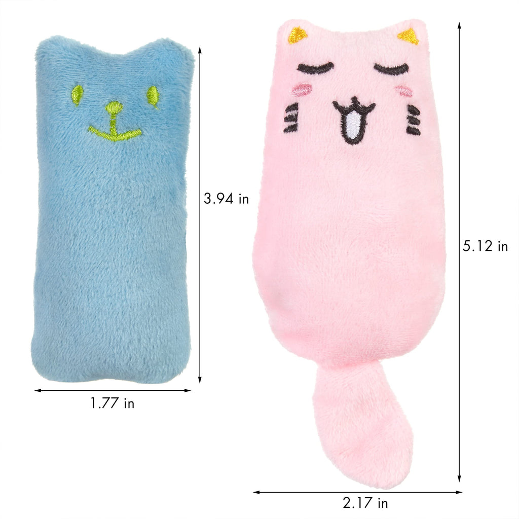 Pretty Kitty Catnip Toys for Cats | 6-Piece Cat Pillow Set with Catnip | Fluffy Pillow Cat Toy | Kitten Toys and Cat Accessories