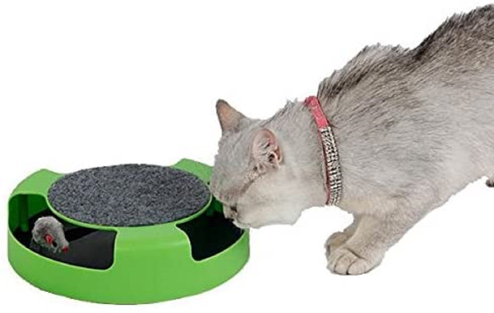 Dependable Industries inc. Essentials Cat Mouse Toy for Kittens- Cats - Catch The Mouse Motion -Cat Toy- Incredibly Fun to Play with & Amusing to Watch