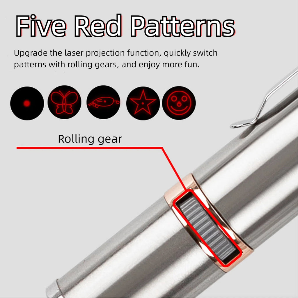 Cat Toys Laser Pointer for Indoor,3 Modes Training Chaser Pet Toy Pointer,Interactive Pet Cat/Dog Toy for Cats Fun Playing Exercise