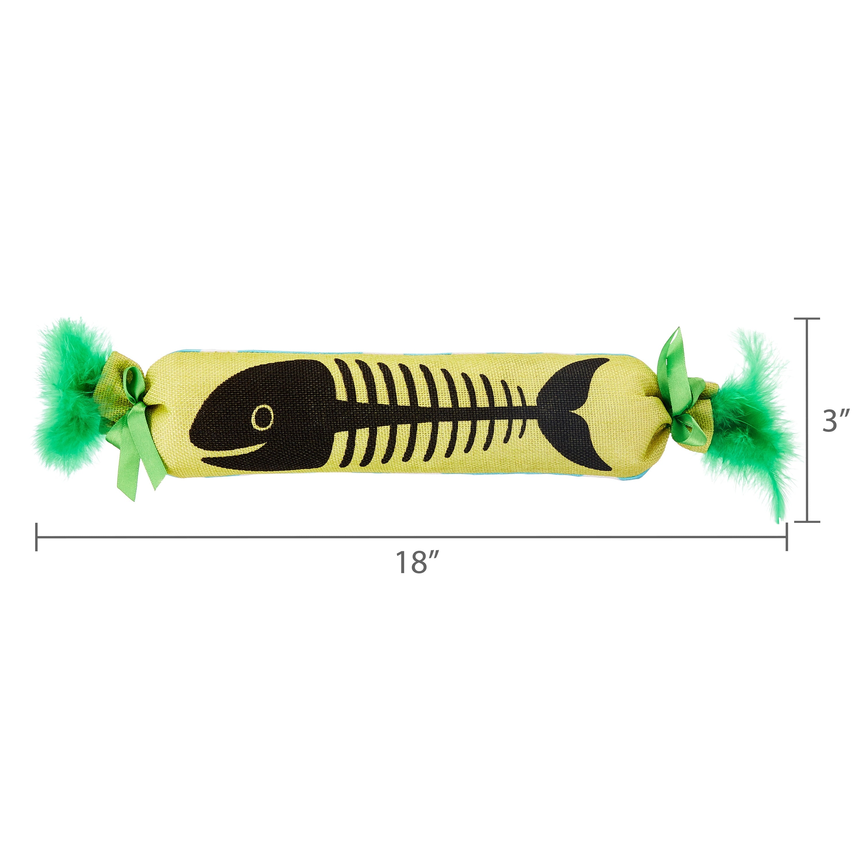 Vibrant Life Fish Bone Kicker Cat Toy