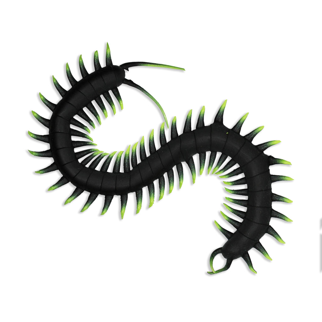 Playology Cat Toys | Catnip Infused Durable Rubber Centipede | Lifelike Toy for Cats