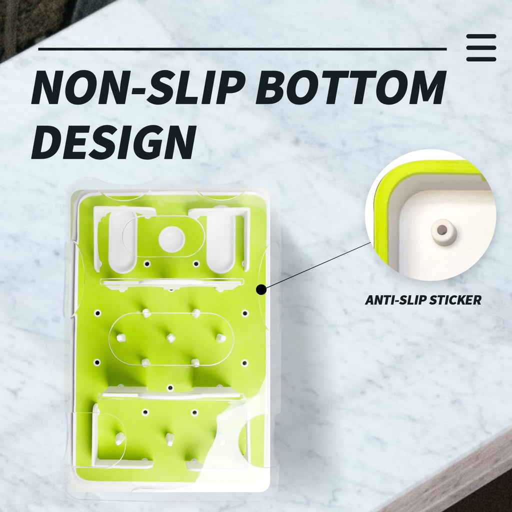 All For Paws Cat Puzzle Feeder Toy, Cat Slow Puzzle Feeding Toy for Kitty IQ Training & Mental Stimulation, Kitty Enrichment Toys for Indoor Cats, Puzzle